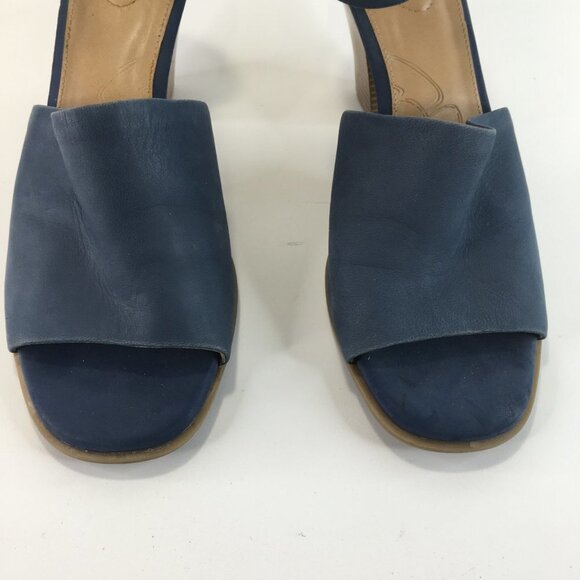 Giani Bernini Vira Blue Leather Sandals Size 9.5M - Picture 11 of 11